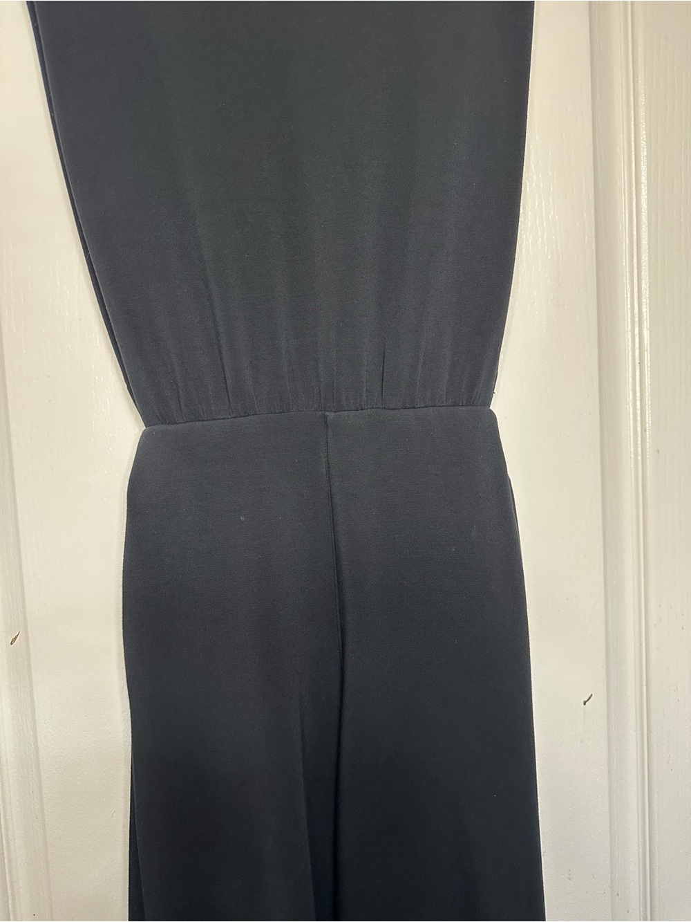SPANX AirEssentials Mock Neck Jumpsuit XS Petite Wide Leg Black - Picture 2 of 9
